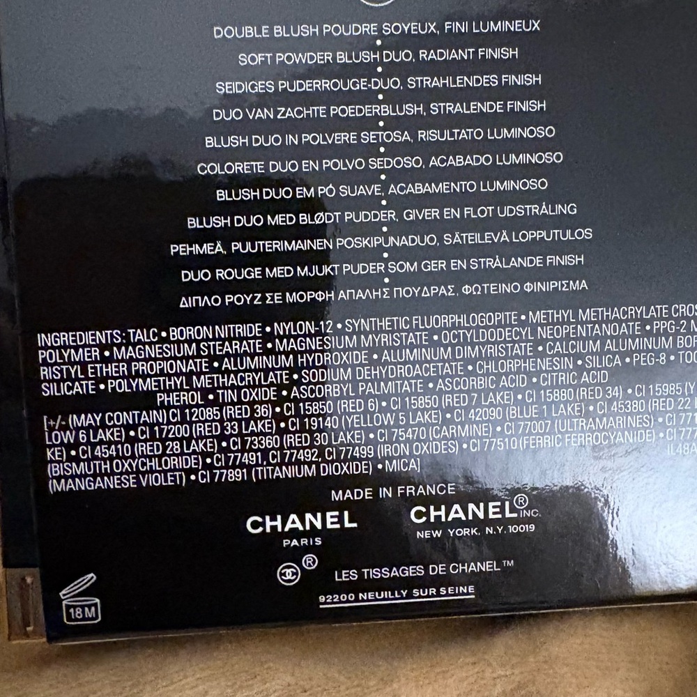 CHANEL Les Tissages Blush Duo in Black - Picture 4 of 4